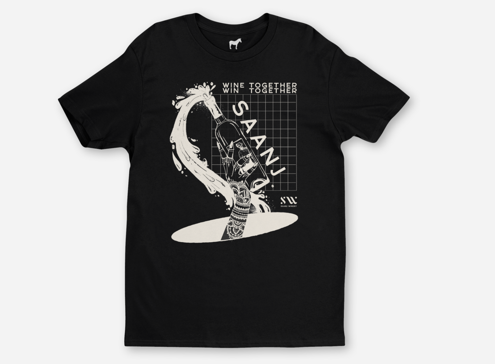 The OG Saanj Tee: Henna Hands Edition